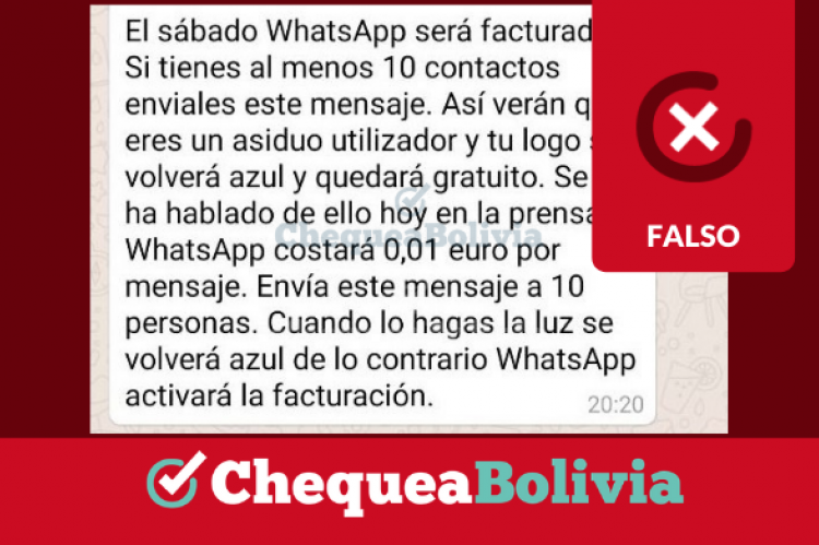 Whatsapp No Cobrará 001 Euros Por Mensaje Desde El Sábado Chequeabolivia 6425